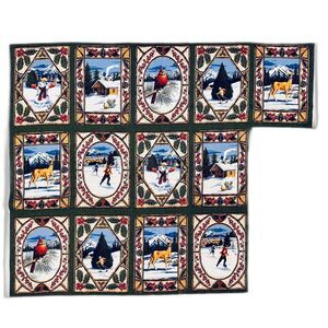 Daisy Kingdom First Snow Quilt Block Panel8107 Winter Fabric Panel INCOMPLETE